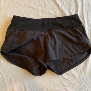 Black lulu lemon shorts